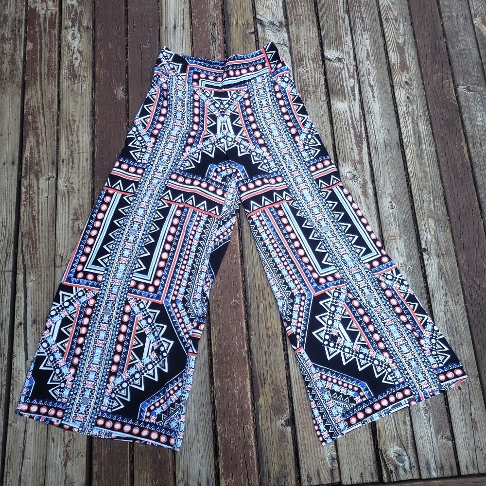 Mossimo Palazzos Colorful Pants - Size Small